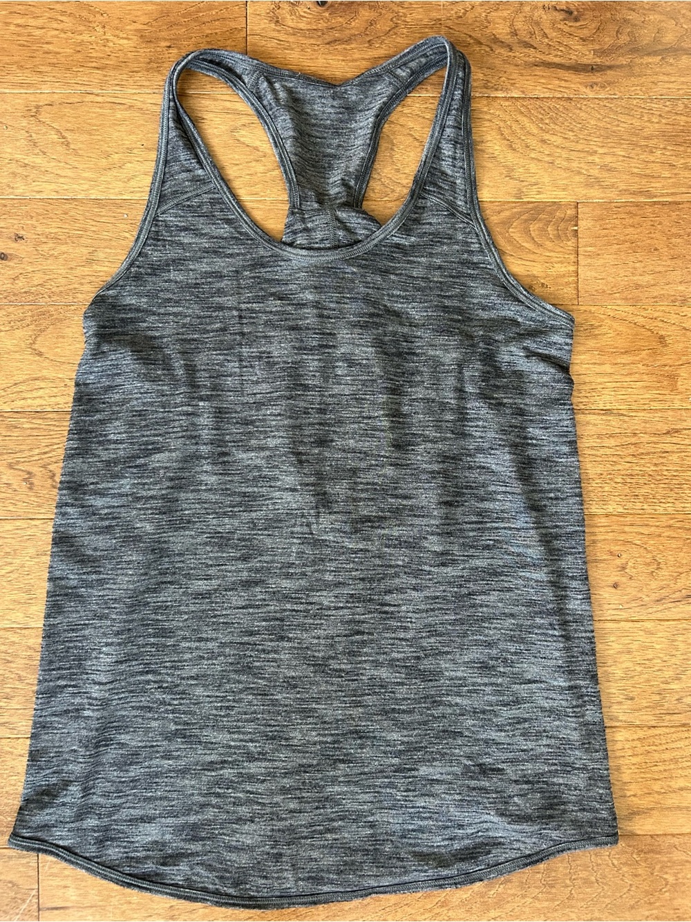 lululemon athletica Heathered Gray Racerback Tank